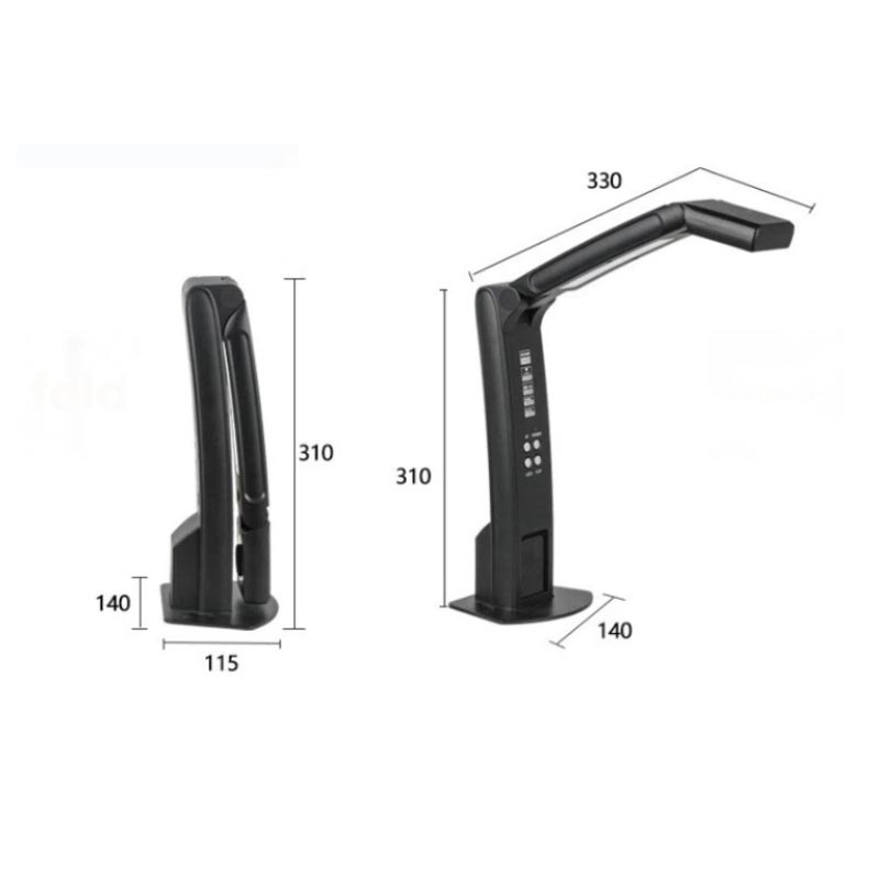 Document Scanner Portable - Câmera de Documentos Portátil e Dobrável,