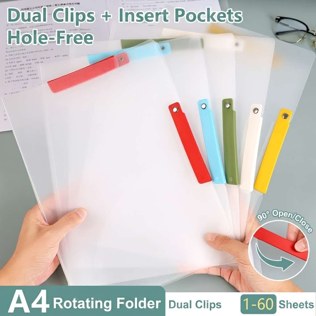 Document Scanner Portable - 7 Peças Pasta de Escritório Portátil