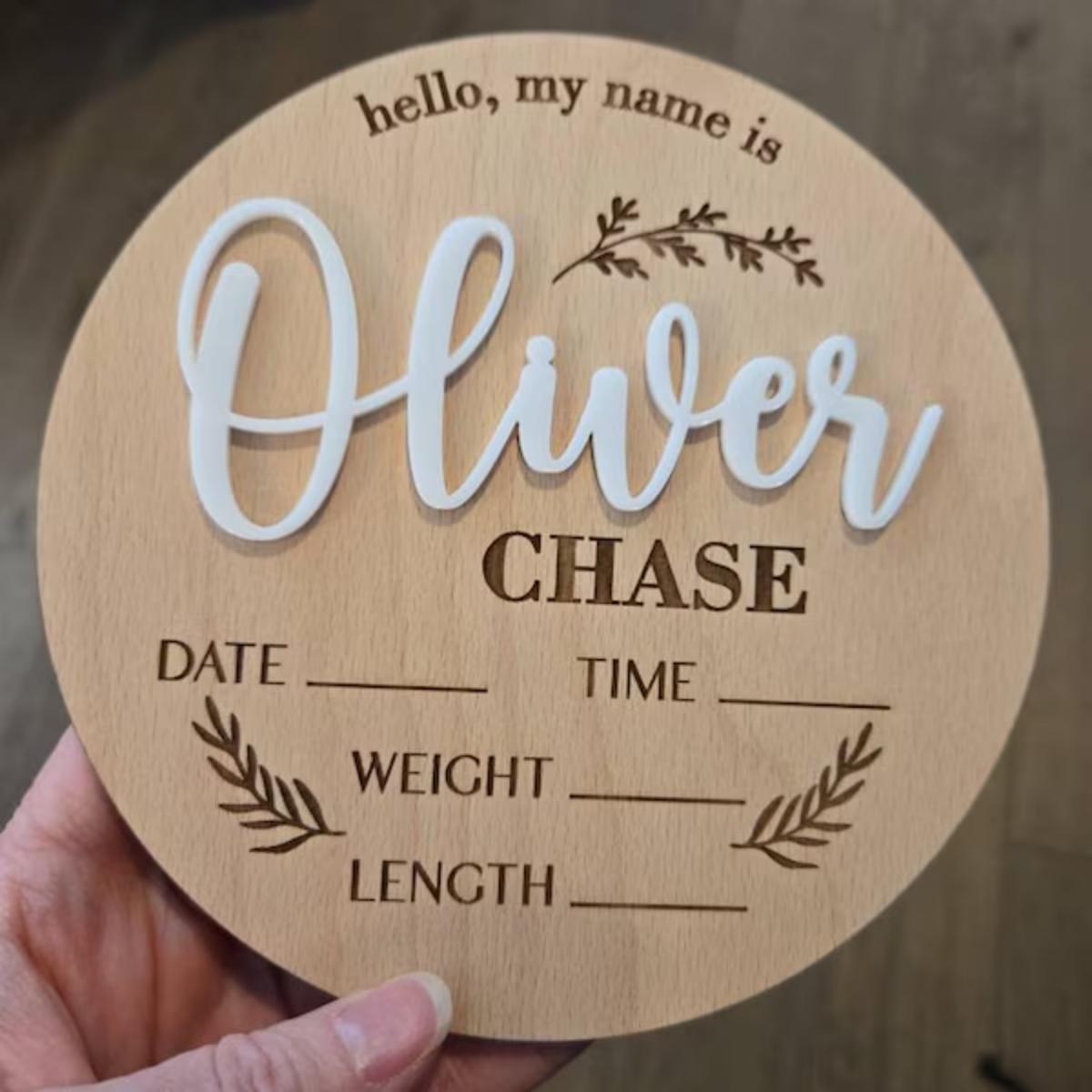 Home Office Gifts - 1 Placa de Madeira Personalizada para