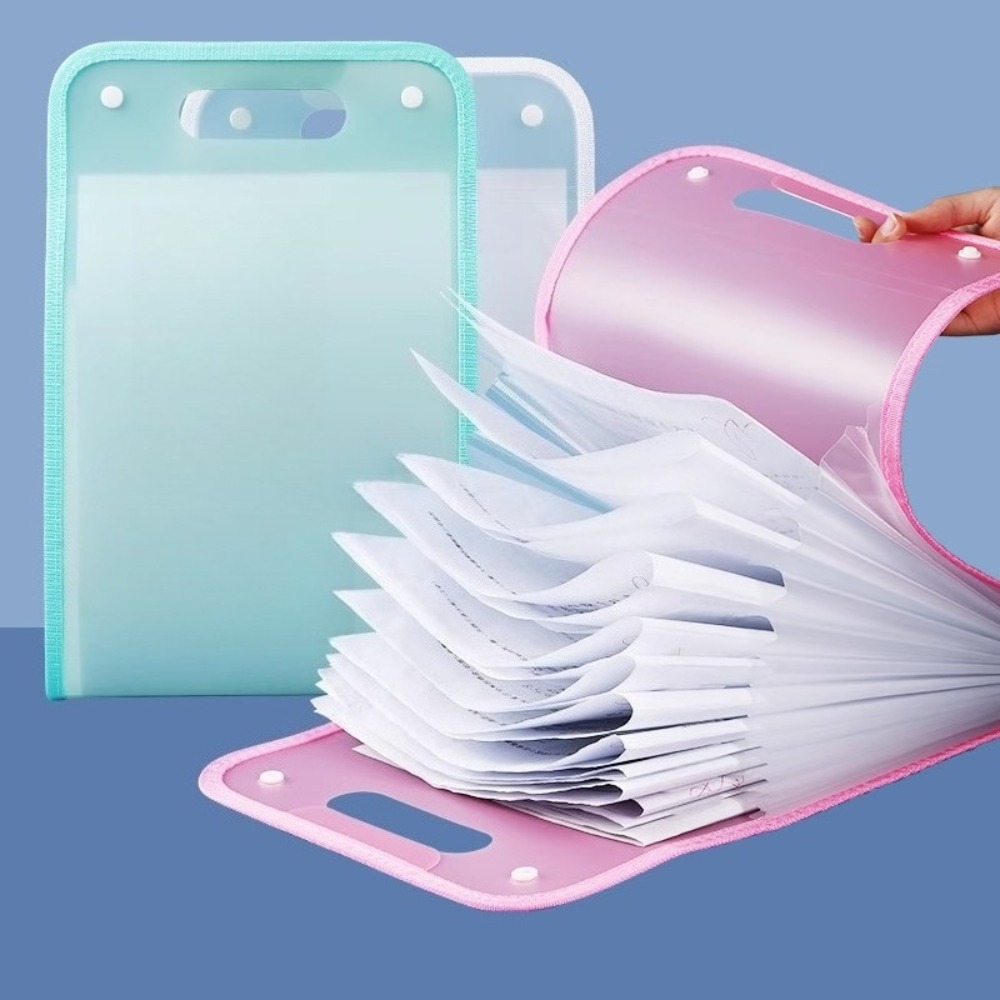 Document Scanner Portable - Pasta Organizadora A4 Multicamadas Tipo Acordeão