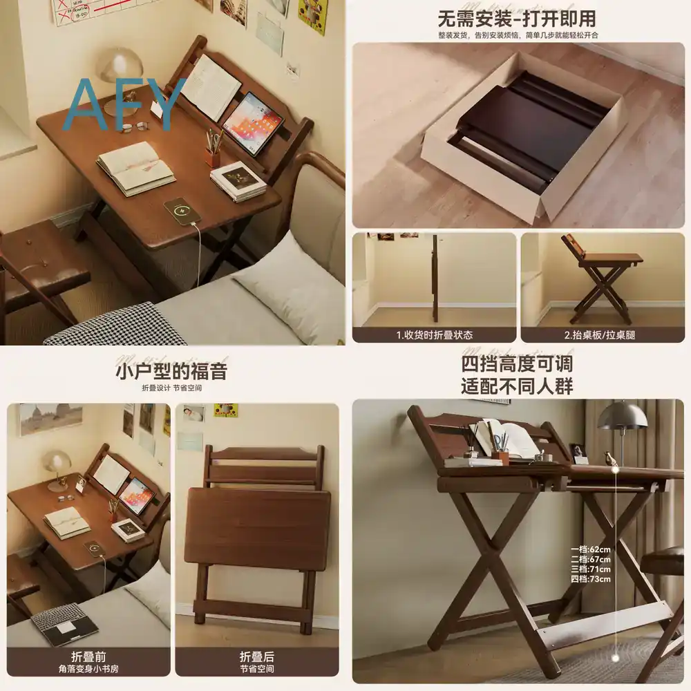 Home Office Ikea - Mesa Dobrável para Espaços Pequenos, Mesa