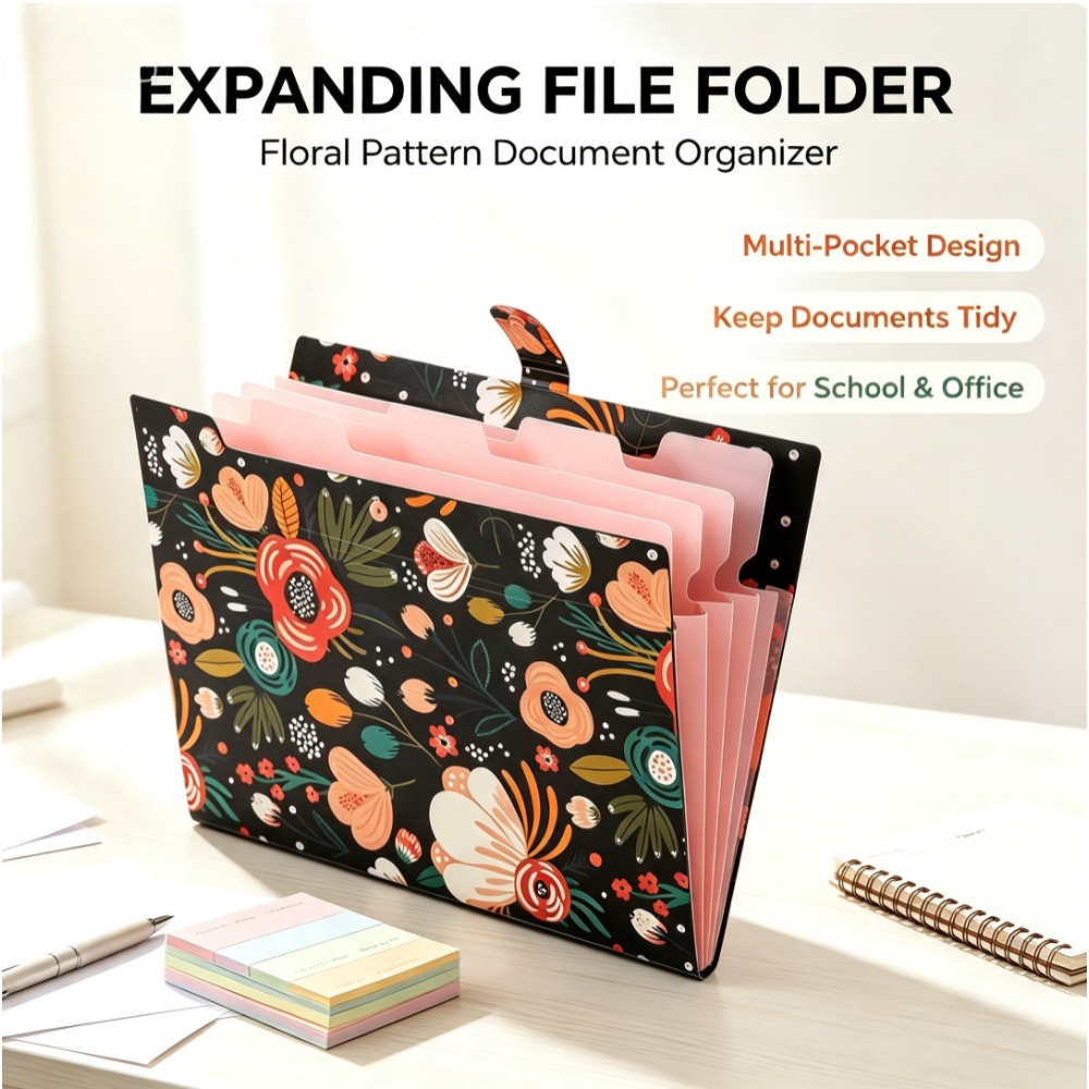 Pasta Expansível com 5 Bolsos, - Document Scanner Portable avaliação e preço