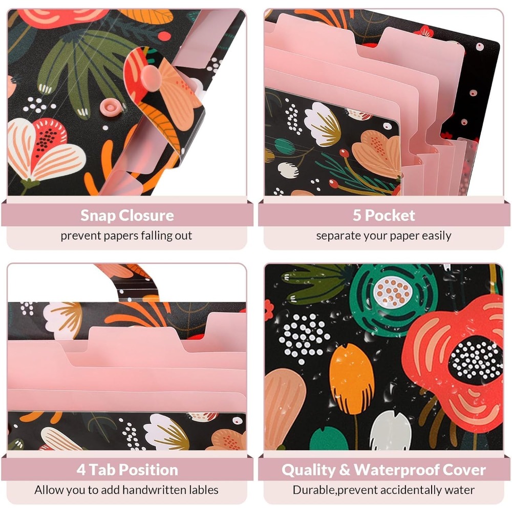 Pasta Expansível com 5 Bolsos, - Document Scanner Portable avaliação e preço