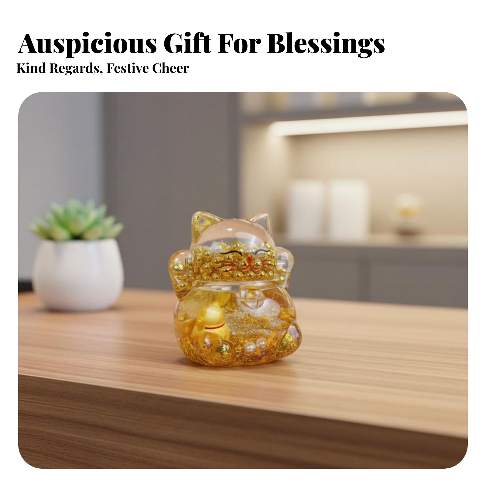 Decoração Gato da Sorte, Conta - Home Office Gifts avaliação e preço