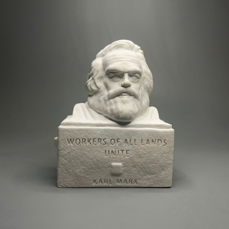 Escultura de busto de gesso de - Home Office With Library avaliação e preço