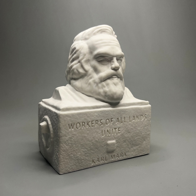 Escultura de busto de gesso de - Home Office With Library avaliação e preço