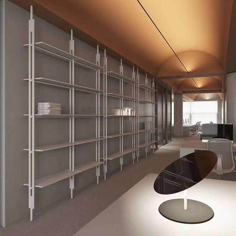 Italiano minimalista estantes  - Home Office With Library avaliação e preço