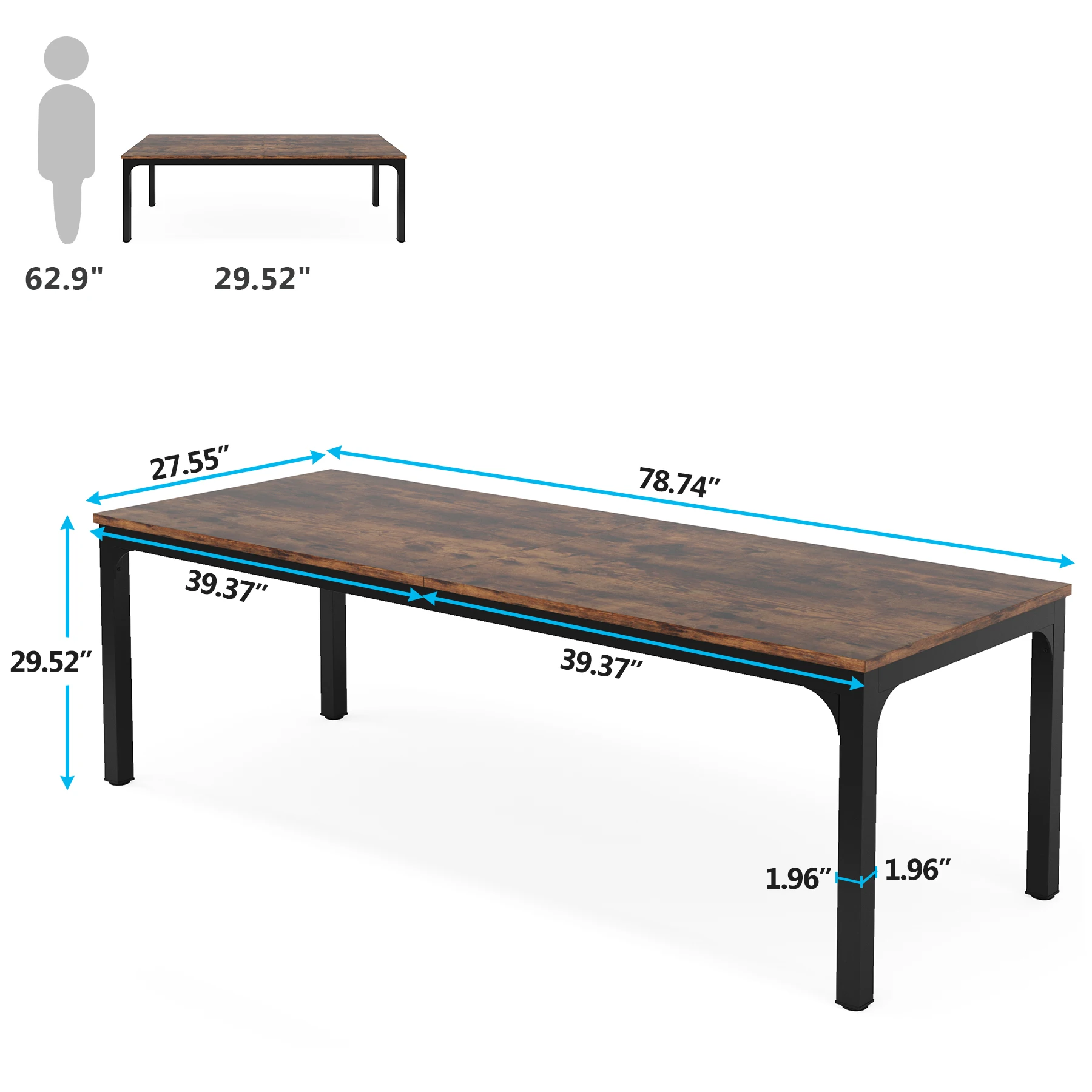 Tribesigns Mesa de computador  - Home Office Ikea avaliação e preço