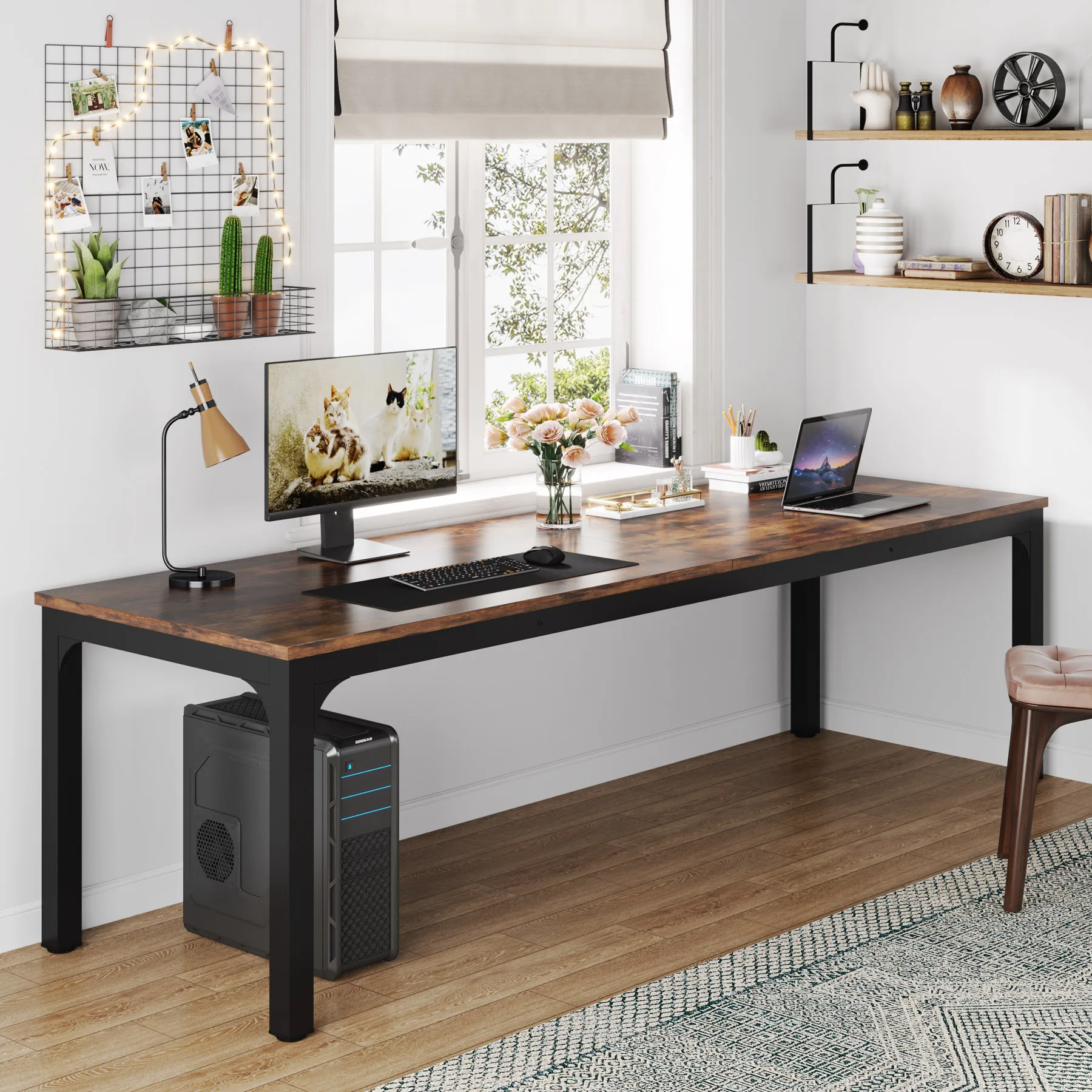 Tribesigns Mesa de computador  - Home Office Ikea avaliação e preço